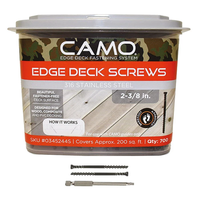 Šrouby CAMO TERASO PROTECH, 4.2/60, 700ks + 2x bit