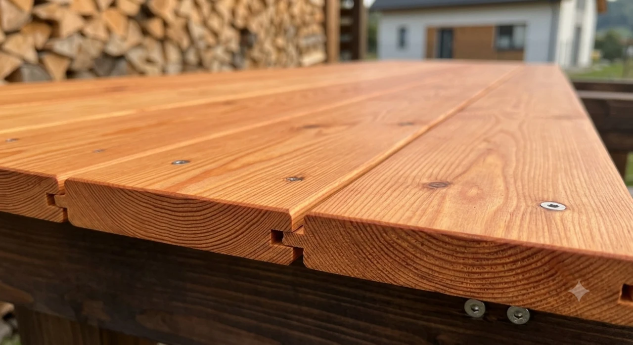Červený smrek (Smrekovec) v exteriéri: Prečo je „európsky teak“ najlepšou investíciou?