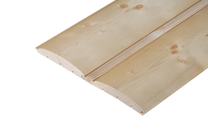 Srubový profil s hladkou duší, 30x230, Smrk, AB. Třída