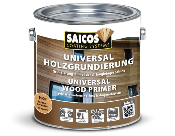 Univerzálny základný náter dreva Saicos UNIVERSAL HOLZGRUNDIERUNG 9007, 0,75 l